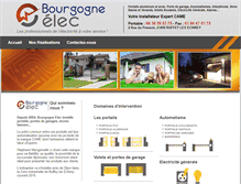 Tablet Screenshot of bourgogne-elec.fr